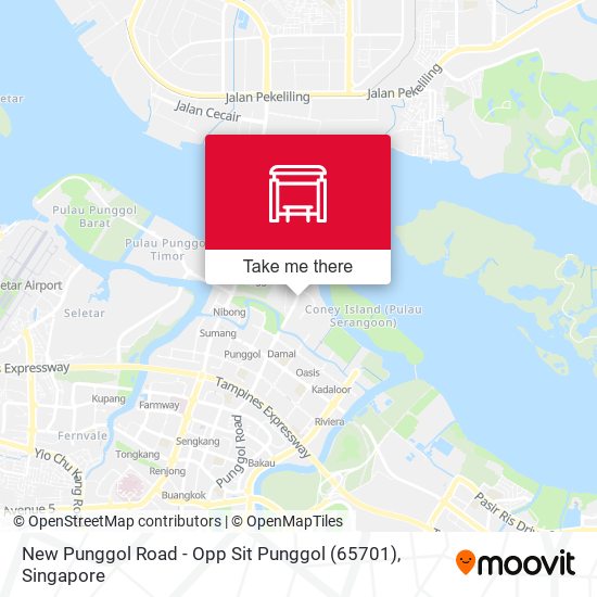 New Punggol Road - Opp Sit Punggol (65701) map
