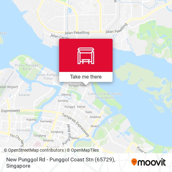 New Punggol Rd - Punggol Coast Stn (65729) map