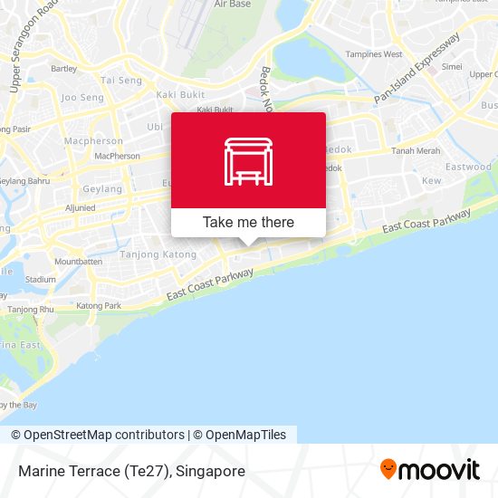Marine Terrace (Te27) map