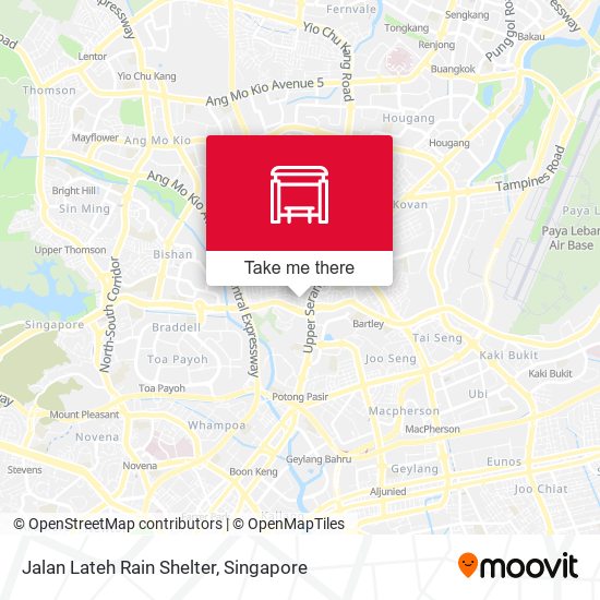 Jalan Lateh Rain Shelter map