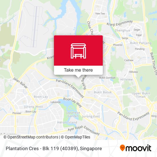 Plantation Cres - Blk 119 (40389) map