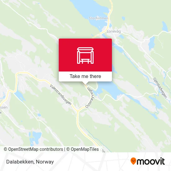 Dalabekken map