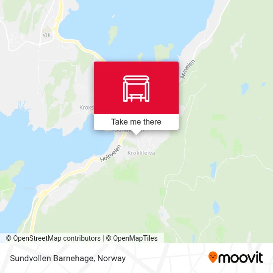 Sundvollen Barnehage map