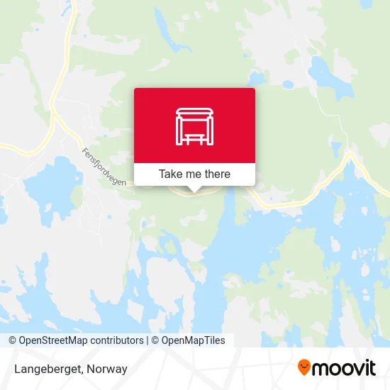 Langeberget map