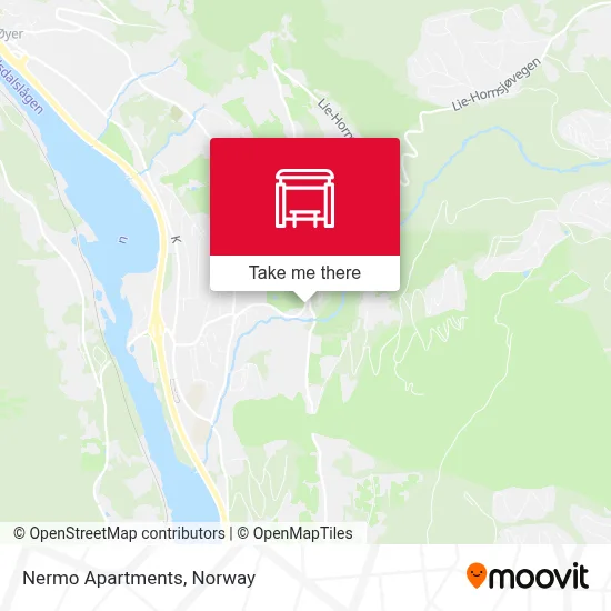 Nermo Apartments map