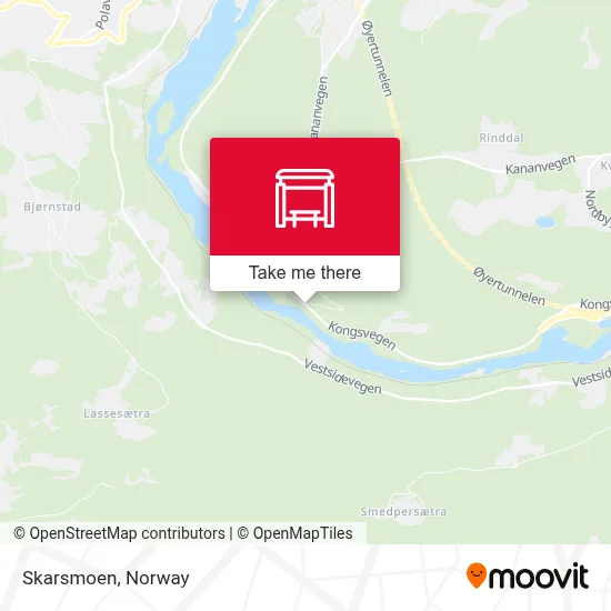 Skarsmoen map