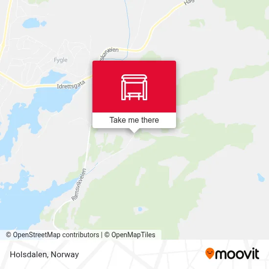 Holsdalen map