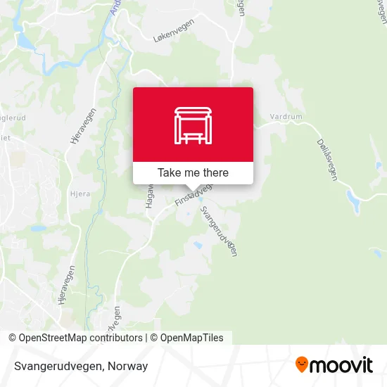 Svangerudvegen map