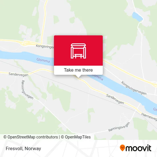 Fresvoll map