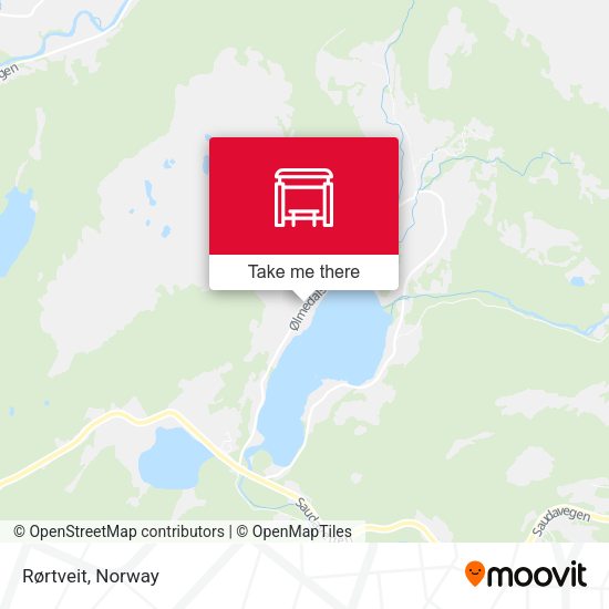 Rørtveit map