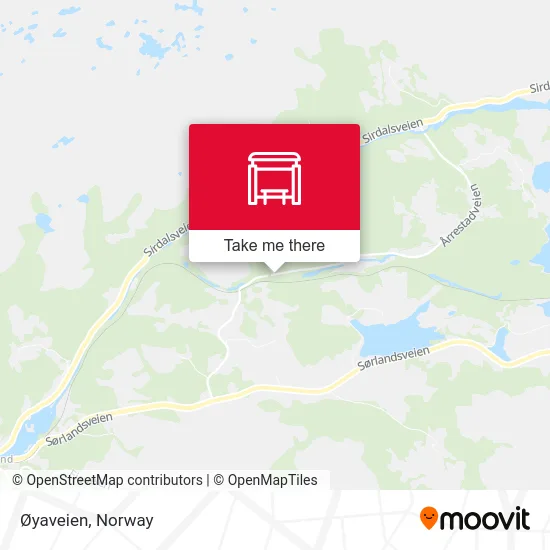 Øyaveien map