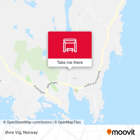 Øvre Vig map
