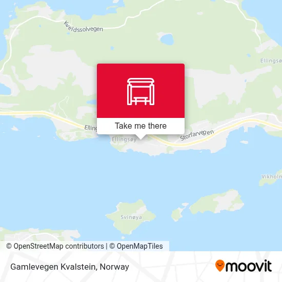 Gamlevegen Kvalstein map