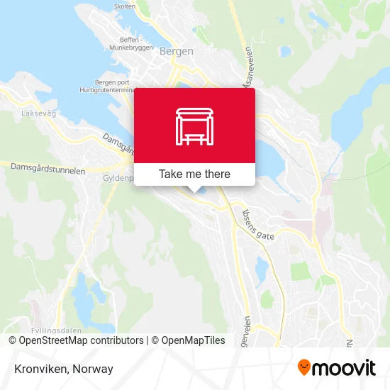 Kronviken map