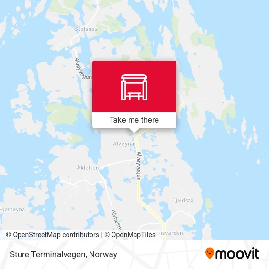 Sture Terminalvegen map