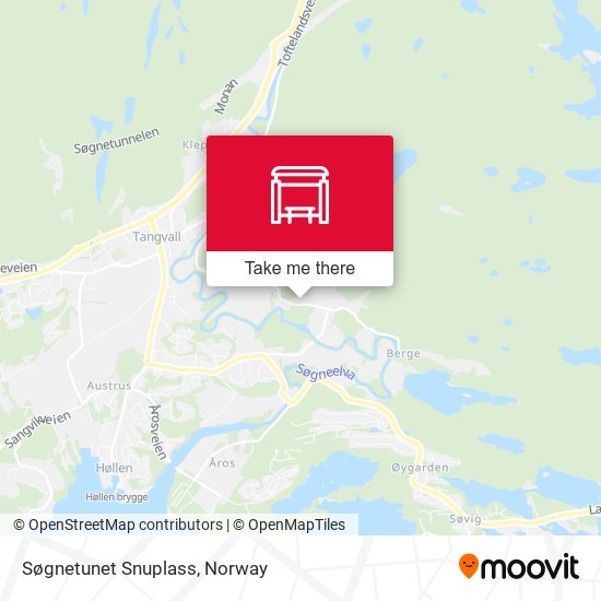 Søgnetunet Snuplass map