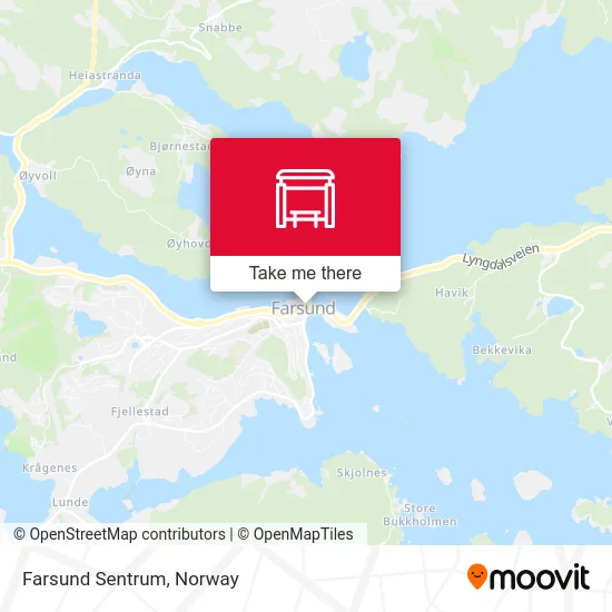 Farsund Sentrum map