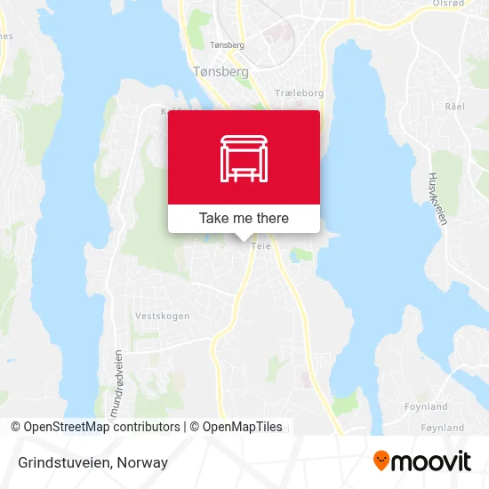 Grindstuveien map