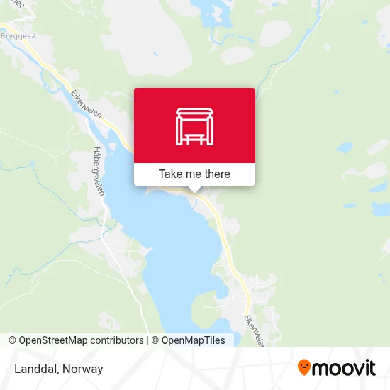 Landdal map
