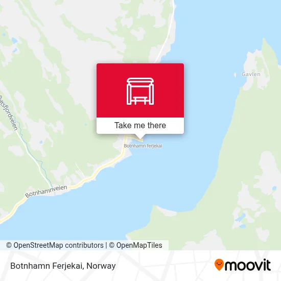 Botnhamn Ferjekai map
