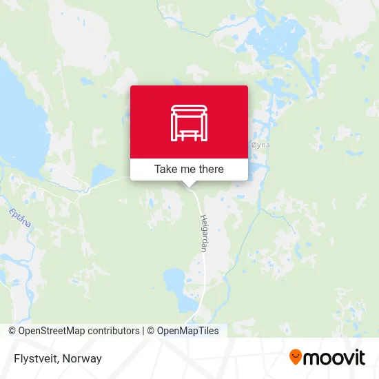 Flystveit map