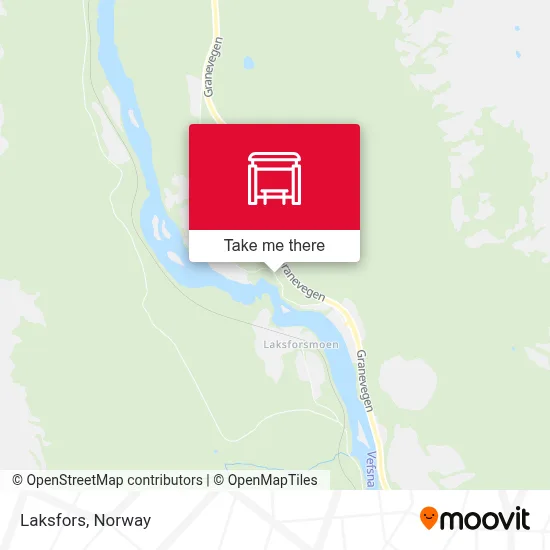 Laksfors map