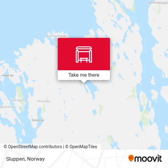 Sluppen map