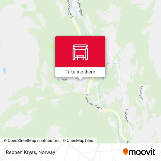 Reppen Kryss map