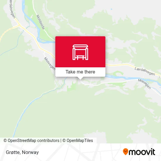 Grøtte map