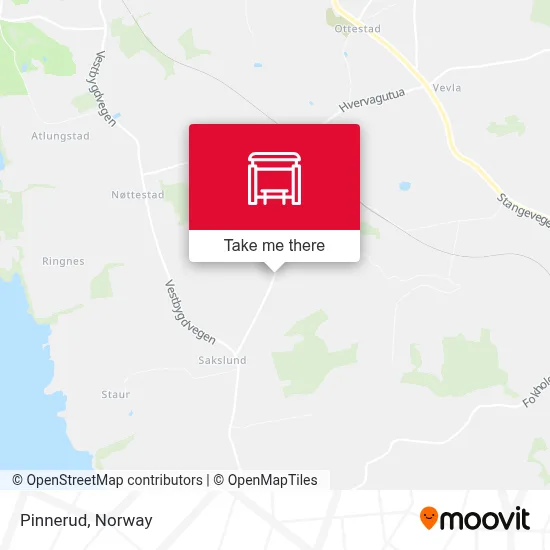 Pinnerud map