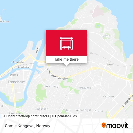 Gamle Kongevei map