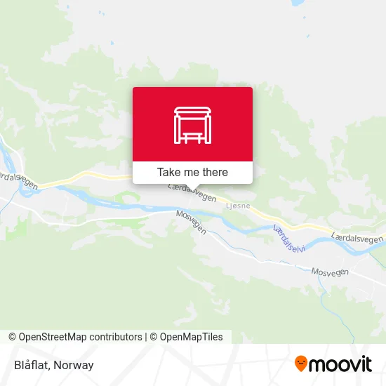 Blåflat map