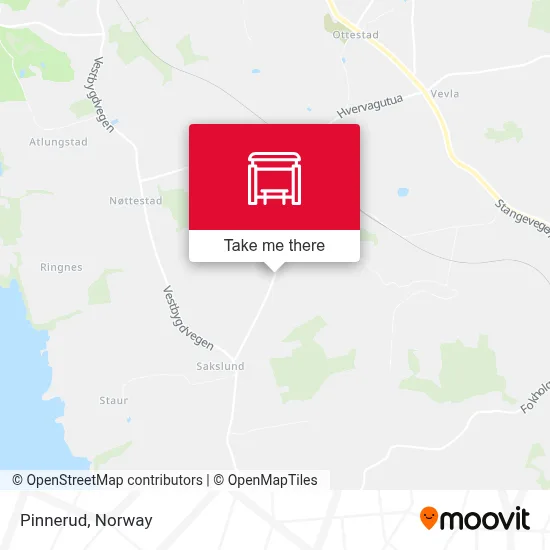 Pinnerud map