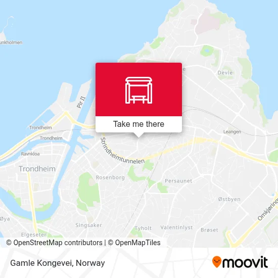 Gamle Kongevei map