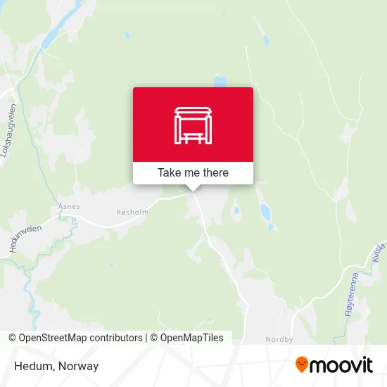 Hedum map