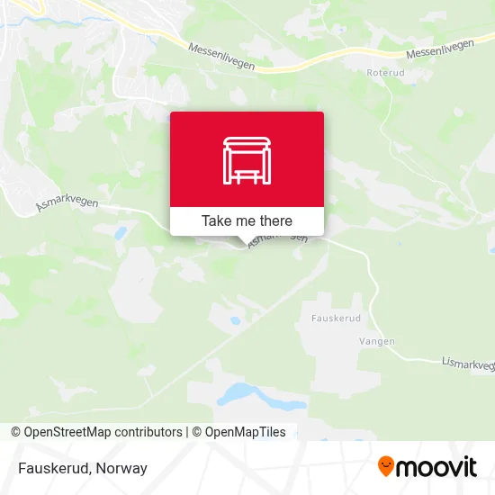 Fauskerud map