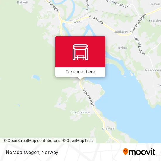 Noradalsvegen map