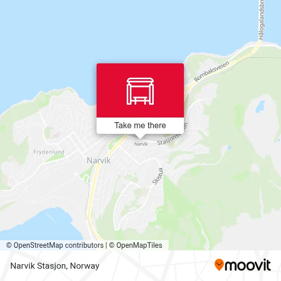 Narvik Stasjon map