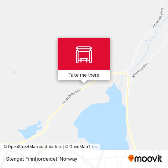 Stenget Finnfjordeidet map