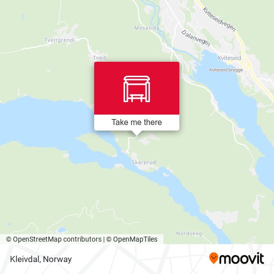 Kleivdal map