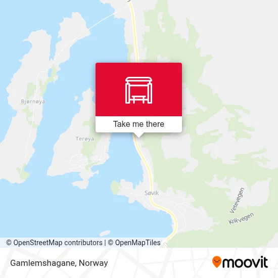 Gamlemshagane map