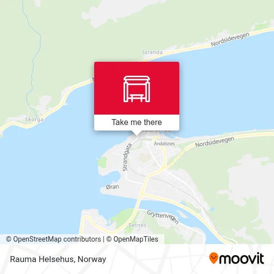 Rauma Helsehus map