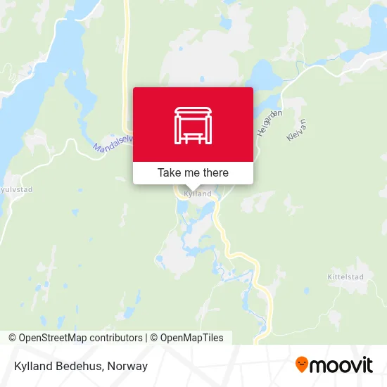 Kylland Bedehus map