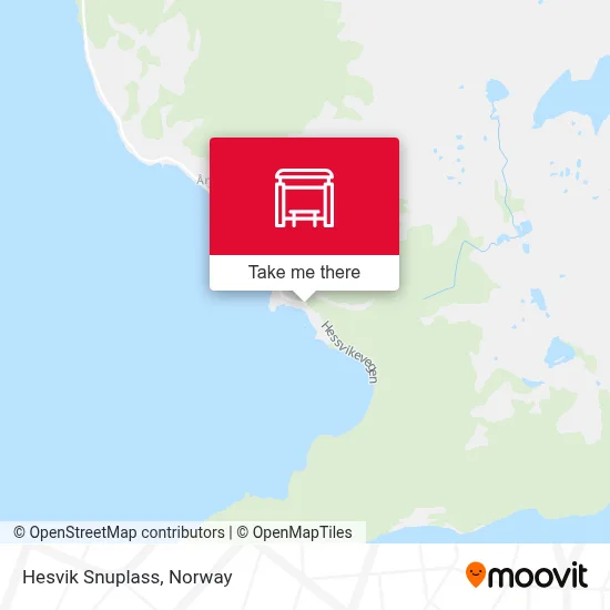Hesvik Snuplass map