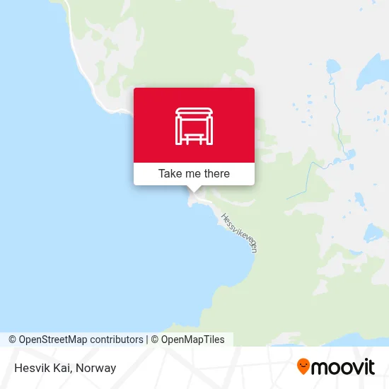 Hesvik Kai map