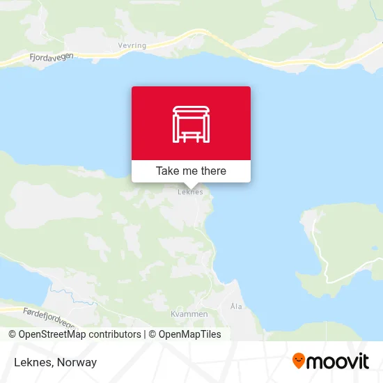 Leknes map