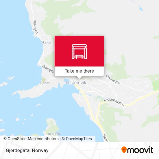 Gjerdegata map
