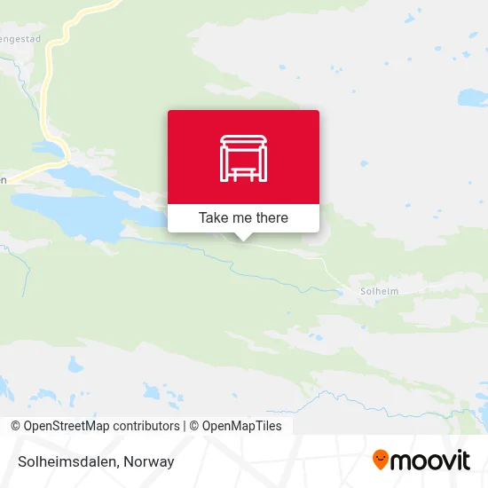Solheimsdalen map