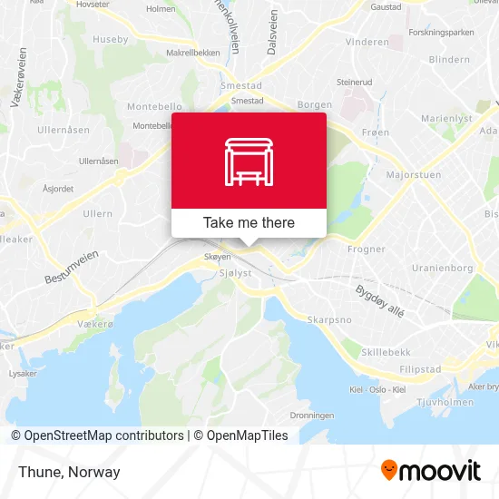 Thune map
