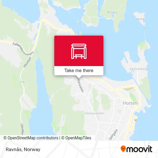 Ravnås map